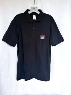 Formula 1 Lenovo Black F1 Official Tech Partner Polo Shirt